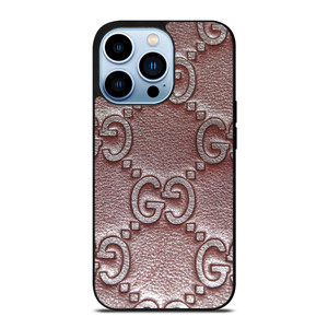 GUCCI LOGO LEATHER ICON iPhone 13 Pro Max Case Cover GUCCI LOGO LEATHER ICON iPhone 13 Pro Max Case Cover