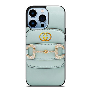GUCCI LOGO LIGHT BLUE iPhone 13 Pro Max Case Cover