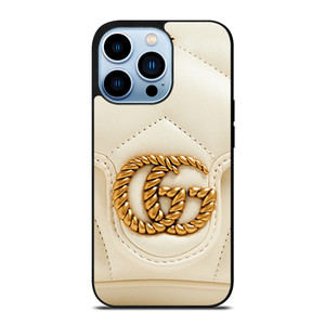 GUCCI LOGO WHITE GOLD iPhone 13 Pro Max Case Cover GUCCI LOGO WHITE GOLD iPhone 13 Pro Max Case Cover