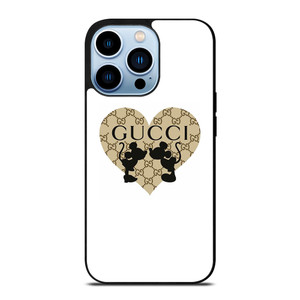 GUCCI LOGO X MICKEY MINNIE MOUSE KISS DISNEY iPhone 13 Pro Max Case Cover