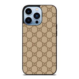 GUCCI PATTERN BROWN iPhone 13 Pro Max Case Cover GUCCI PATTERN BROWN iPhone 13 Pro Max Case Cover