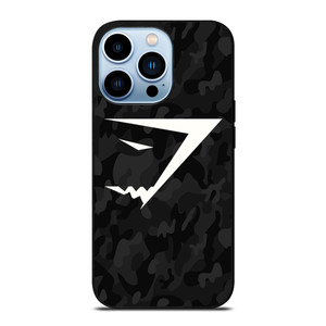 GYMSHARK BLACK CAMO iPhone 13 Pro Max Case Cover