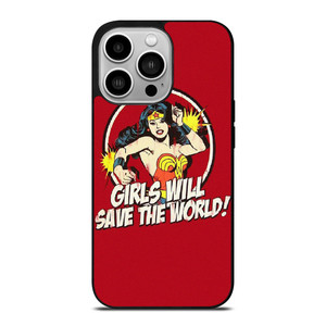 WONDER WOMAN CARTOON BADGE  iPhone 14 Pro Case Cover WONDER WOMAN CARTOON BADGE  iPhone 14 Pro Case Cover