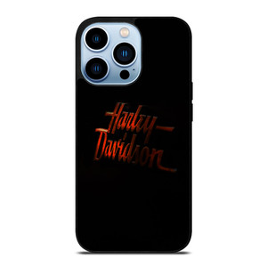 HARLEY DAVIDSON RED GLOW LOGO iPhone 13 Pro Max Case Cover