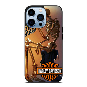 HARLEY DAVIDSON SKULL GOOD MORNING iPhone 13 Pro Max Case Cover