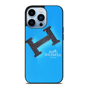 HERMES LOGO FASHION BLUE iPhone 13 Pro Max Case Cover