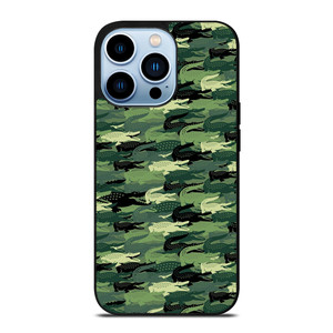 LACOSTE CAMO LOGO iPhone 13 Pro Max Case Cover LACOSTE CAMO LOGO iPhone 13 Pro Max Case Cover