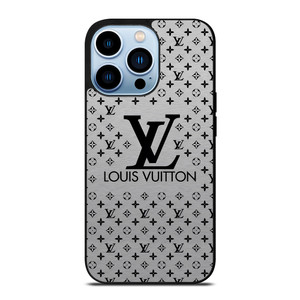 LOUIS VUITTON LV LOGO GRAY iPhone 13 Pro Max Case Cover LOUIS VUITTON LV LOGO GRAY iPhone 13 Pro Max Case Cover