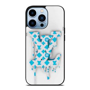 LOUIS VUITTON LV LOGO WHITE BLUE EMBLEM iPhone 13 Pro Max Case Cover