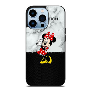 LOUIS VUITTON LV X MINNIE MOUSE DISNEY SNAKE MARBLE iPhone 13 Pro Max Case Cover
