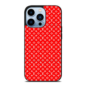 LV LOUIS VUITTON LOGO RED PATTERN iPhone 13 Pro Max Case Cover LV LOUIS VUITTON LOGO RED PATTERN iPhone 13 Pro Max Case Cover