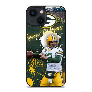 AARON RODGERS 12 GREEN BAY PACKERS iPhone 14 Plus Case Cover AARON RODGERS 12 GREEN BAY PACKERS iPhone 14 Plus Case Cover