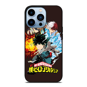 MY HERO ACADEMIA DEKU TODOROKI AND BAKUGOU iPhone 13 Pro Max Case Cover MY HERO ACADEMIA DEKU TODOROKI AND BAKUGOU iPhone 13 Pro Max Case Cover