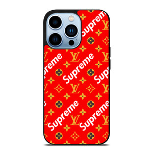 NEW SUPREME LOUIS VUITTON iPhone 13 Pro Max Case Cover NEW SUPREME LOUIS VUITTON iPhone 13 Pro Max Case Cover