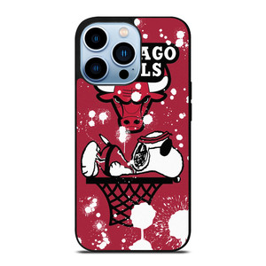 CHICAGO BULLS SNOOPY CARTOON iPhone 13 Pro Max Case Cover