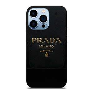 PRADA MILANO BLACK iPhone 13 Pro Max Case Cover PRADA MILANO BLACK iPhone 13 Pro Max Case Cover