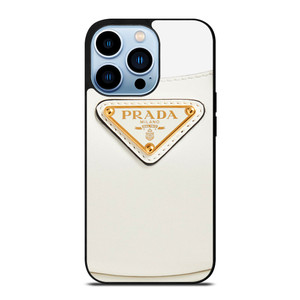 PRADA MILANO LOGO WHITE iPhone 13 Pro Max Case Cover PRADA MILANO LOGO WHITE iPhone 13 Pro Max Case Cover