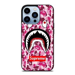 SUPREME BAPE CAMO SHARK iPhone 13 Pro Max Case Cover SUPREME BAPE CAMO SHARK iPhone 13 Pro Max Case Cover