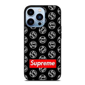 SUPREME FUCK EM iPhone 13 Pro Max Case Cover SUPREME FUCK EM iPhone 13 Pro Max Case Cover