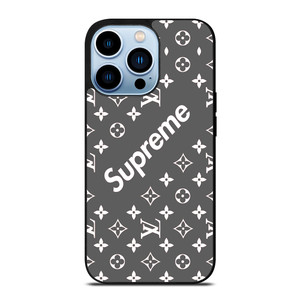 SUPREME GREY PATTREN iPhone 13 Pro Max Case Cover