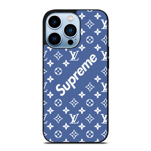 SUPREME LOUIS VUITTON BLUE iPhone 13 Pro Max Case Cover