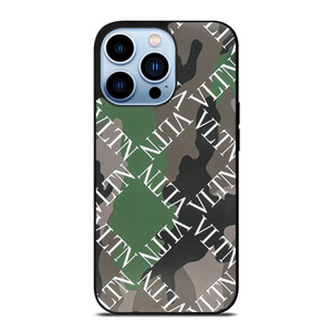 VALENTINO CAMO PATTERN iPhone 13 Pro Max Case Cover