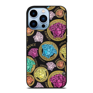 VERSACE COLORFUL LOGO iPhone 13 Pro Max Case Cover VERSACE COLORFUL LOGO iPhone 13 Pro Max Case Cover