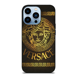 VERSACE GOLD LOGO ORNAMENT iPhone 13 Pro Max Case Cover VERSACE GOLD LOGO ORNAMENT iPhone 13 Pro Max Case Cover