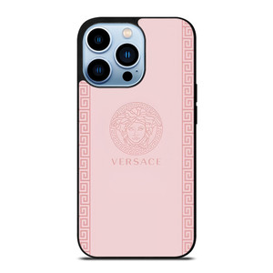VERSACE LOGO EMBLEM PINK iPhone 13 Pro Max Case Cover VERSACE LOGO EMBLEM PINK iPhone 13 Pro Max Case Cover