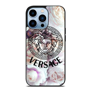VERSACE LOGO ICON WHITE ROSE iPhone 13 Pro Max Case Cover VERSACE LOGO ICON WHITE ROSE iPhone 13 Pro Max Case Cover