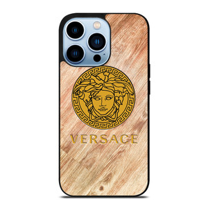 VERSACE WOODEN EMBLEM iPhone 13 Pro Max Case Cover VERSACE WOODEN EMBLEM iPhone 13 Pro Max Case Cover