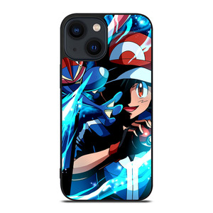 ASH AND GRENINJA POKEMON iPhone 14 Plus Case Cover ASH AND GRENINJA POKEMON iPhone 14 Plus Case Cover