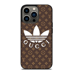 ADIDAS X GUCCI X LOUIS VUITTON PATTERN iPhone 13 Pro Case Cover ADIDAS X GUCCI X LOUIS VUITTON PATTERN iPhone 13 Pro Case Cover