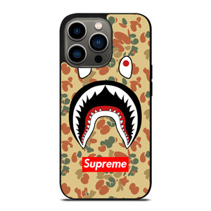 BAPE CAMO SHARK SUPREME iPhone 13 Pro Case Cover BAPE CAMO SHARK SUPREME iPhone 13 Pro Case Cover