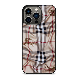 BURBERRY FABRIC iPhone 13 Pro Case Cover BURBERRY FABRIC iPhone 13 Pro Case Cover