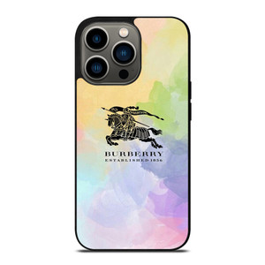 BURBERRY LONDON LOGO COLORFUL iPhone 13 Pro Case Cover BURBERRY LONDON LOGO COLORFUL iPhone 13 Pro Case Cover