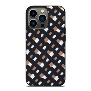 BURBERRY LONDON LOGO FABRIC PATTERN iPhone 13 Pro Case Cover