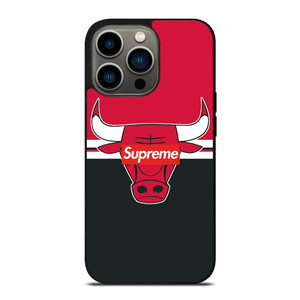 CHICAGO BULLS SUPREME LOGO iPhone 13 Pro Case Cover CHICAGO BULLS SUPREME LOGO iPhone 13 Pro Case Cover