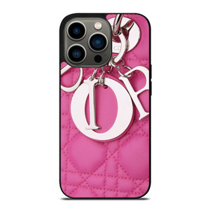 CHRISTIAN DIOR LOGO EMBLEM PINK iPhone 13 Pro Case Cover CHRISTIAN DIOR LOGO EMBLEM PINK iPhone 13 Pro Case Cover