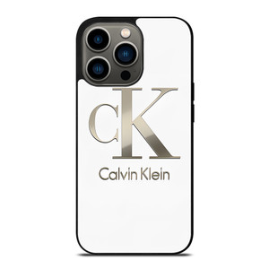 CLAVIN KLEIN CK LOGO SILVER iPhone 13 Pro Case Cover CLAVIN KLEIN CK LOGO SILVER iPhone 13 Pro Case Cover