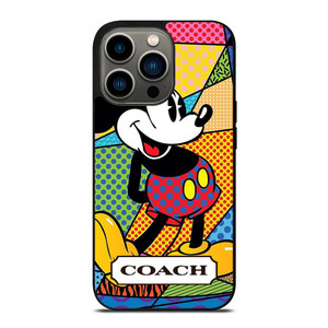 COACH NEW YORK MICKEY MOUSE ROMERO BRITTO iPhone 13 Pro Case Cover COACH NEW YORK MICKEY MOUSE ROMERO BRITTO iPhone 13 Pro Case Cover