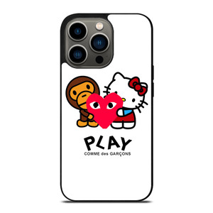 COMME DES GARCONS BAPE HELLO KITTY iPhone 13 Pro Case Cover