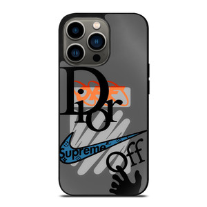 DIOR SUPREME OFF WHITE NIKE LOGO iPhone 13 Pro Case Cover DIOR SUPREME OFF WHITE NIKE LOGO iPhone 13 Pro Case Cover