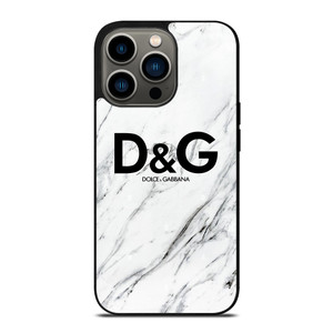 DOLCE AND GABBANA D&G LOGO MARBLE iPhone 13 Pro Case Cover