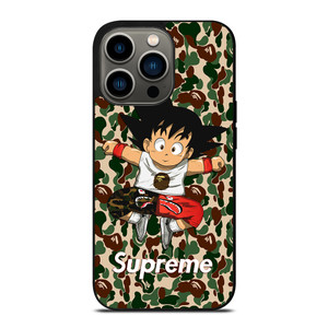 GOKU SUPREME BAPE SHARK CAMO iPhone 13 Pro Case Cover