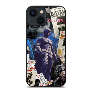 BATMAN ABSTRACT COLLAGE iPhone 14 Plus Case Cover BATMAN ABSTRACT COLLAGE iPhone 14 Plus Case Cover