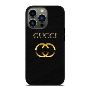 GUCCI LOGO BLACK GOLD EMBLEM iPhone 13 Pro Case Cover GUCCI LOGO BLACK GOLD EMBLEM iPhone 13 Pro Case Cover