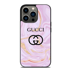 GUCCI LOGO EMBLEM ON PINK MARBLE iPhone 13 Pro Case Cover GUCCI LOGO EMBLEM ON PINK MARBLE iPhone 13 Pro Case Cover