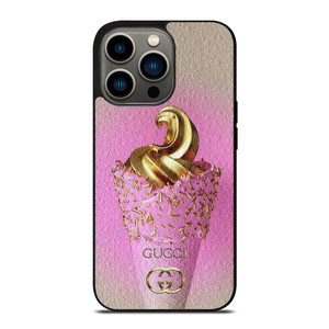 GUCCI LOGO GOLDEN ICE CREAM ICON iPhone 13 Pro Case Cover GUCCI LOGO GOLDEN ICE CREAM ICON iPhone 13 Pro Case Cover