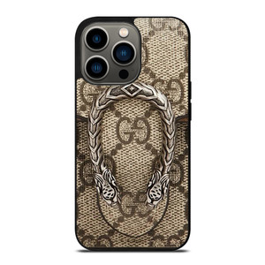 GUCCI LOGO ICON BROWN BAG iPhone 13 Pro Case Cover